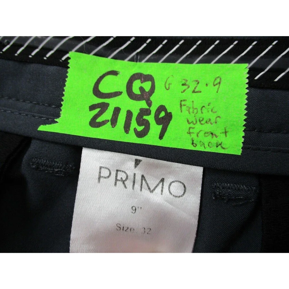 Primo Shorts Mens 32 Blue Performance Stretch Golf Chino Casual 9
